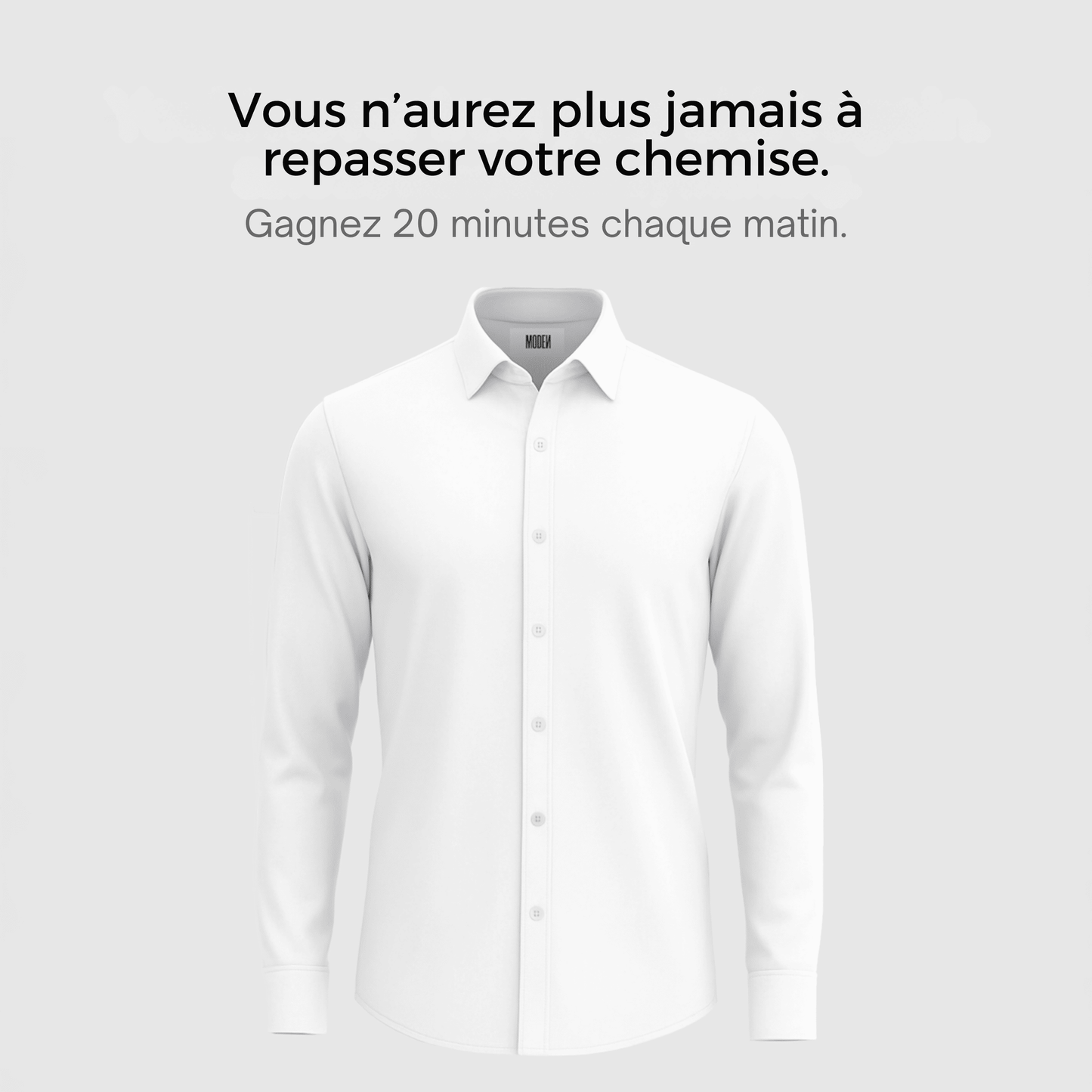 CleanCut – Chemise Pro Infroissable Stretch
