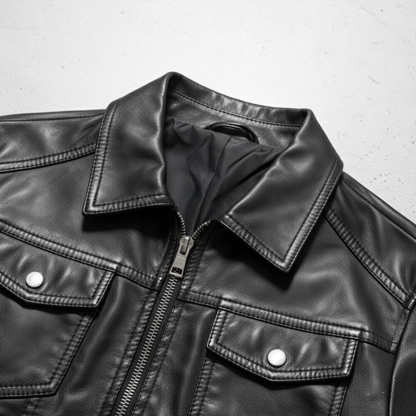 Hudson™ – Blouson cuir style raffiné