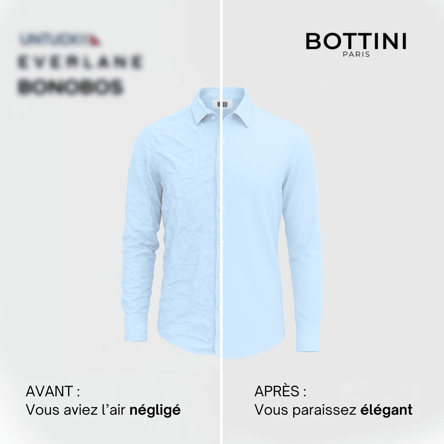 CleanCut – Chemise Pro Infroissable Stretch