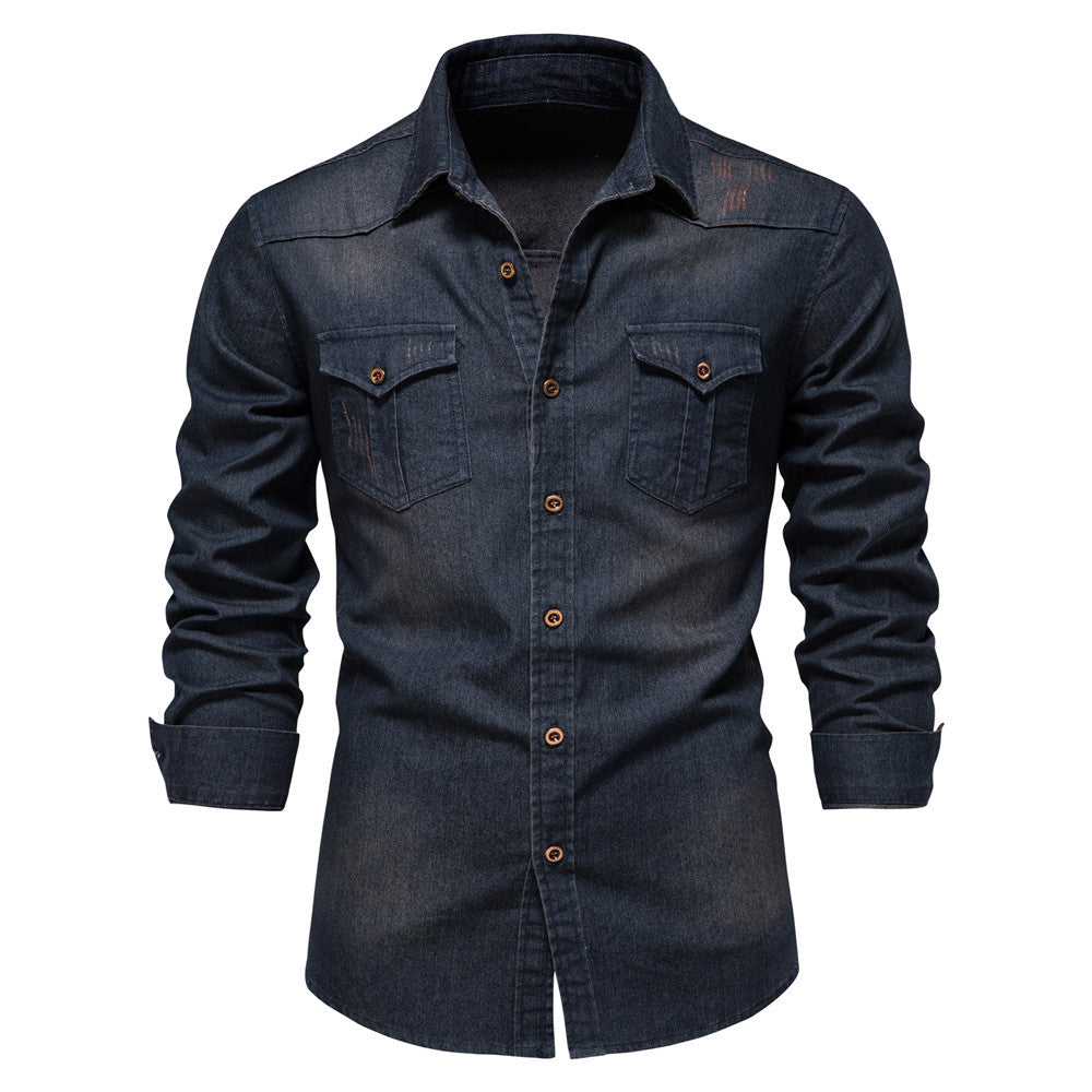 Stanton™ – La Chemise Denim Moderne