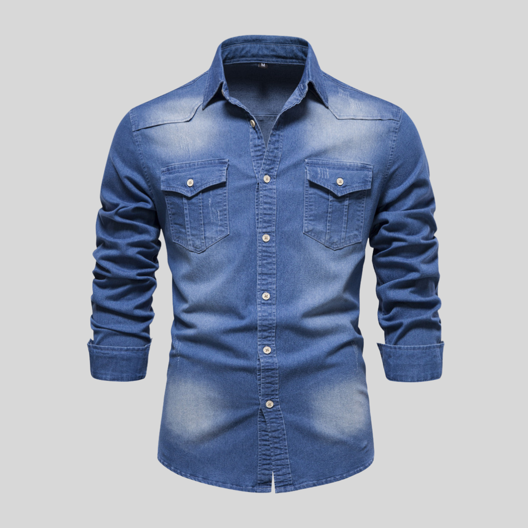 Stanton™ – La Chemise Denim Moderne