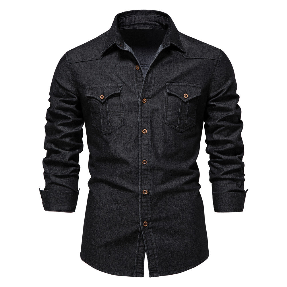 Stanton™ – La Chemise Denim Moderne