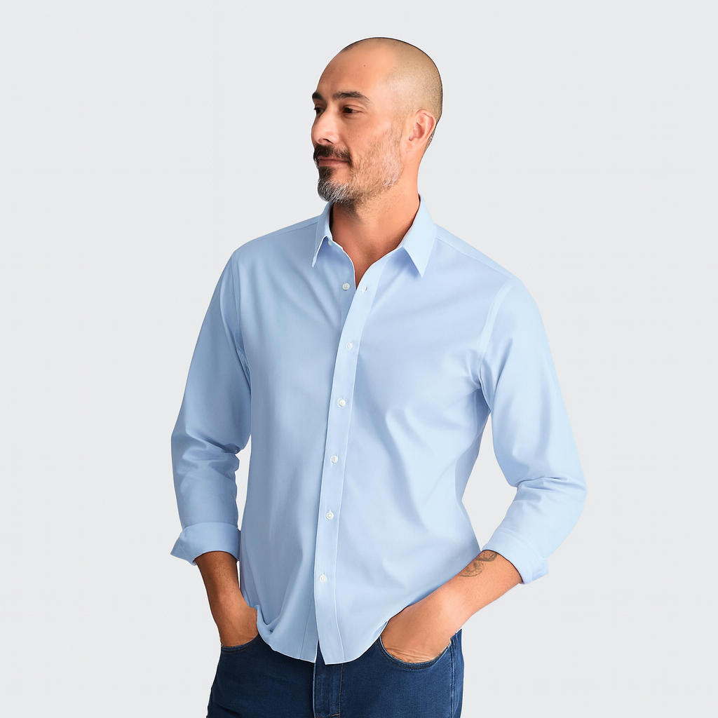 CleanCut – Chemise Pro Infroissable Stretch