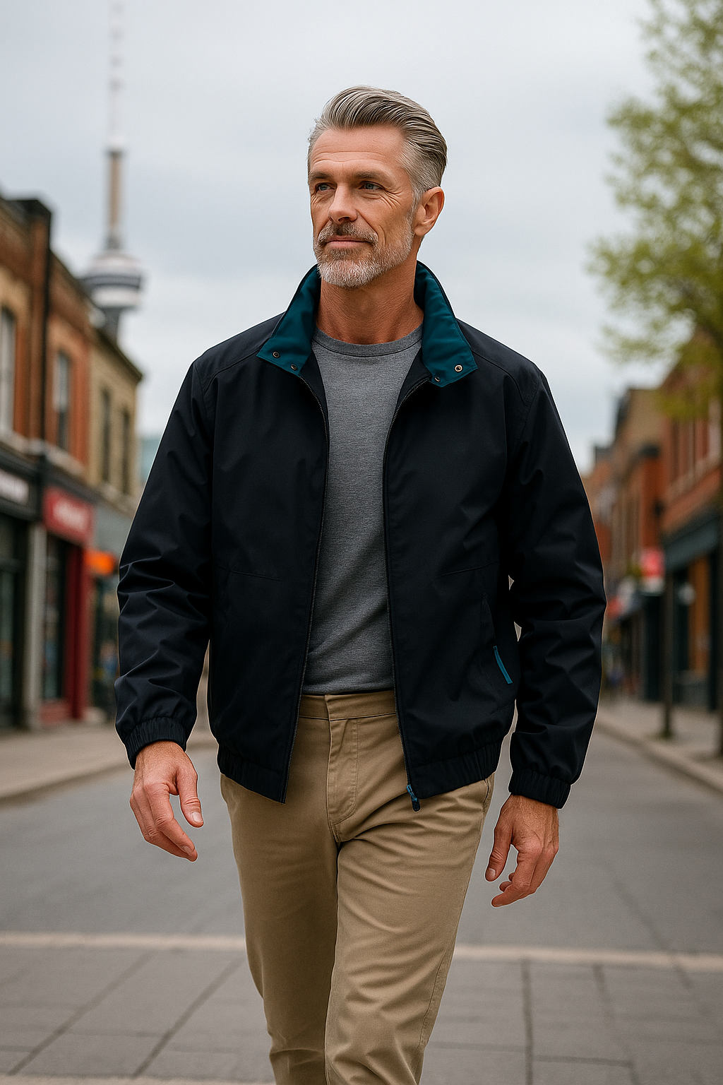James™ – Veste coupe-vent légère et décontractée