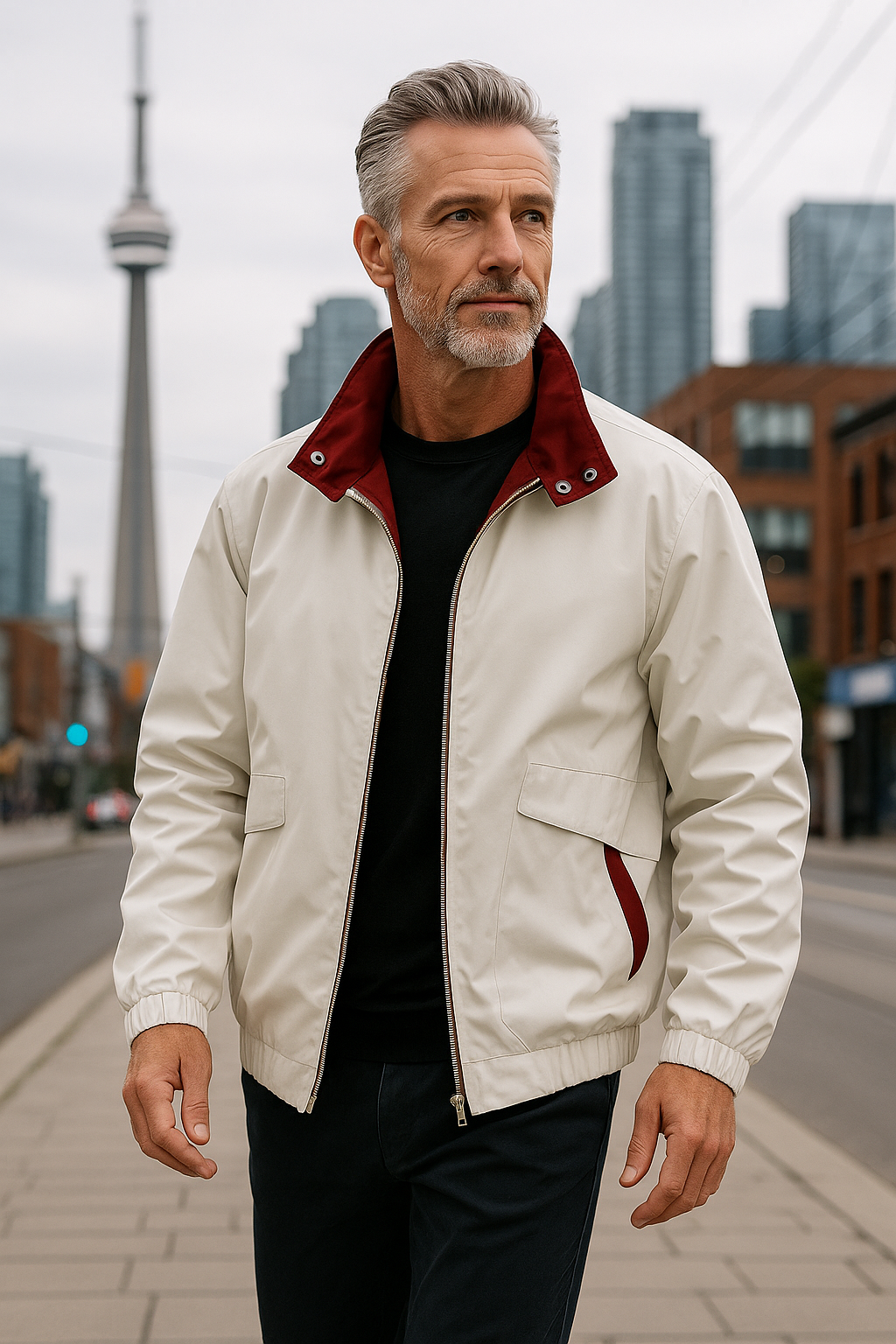 James™ – Veste coupe-vent légère et décontractée