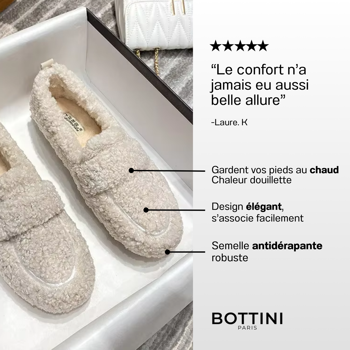 Solenne™ | Mocassins chauds élégant