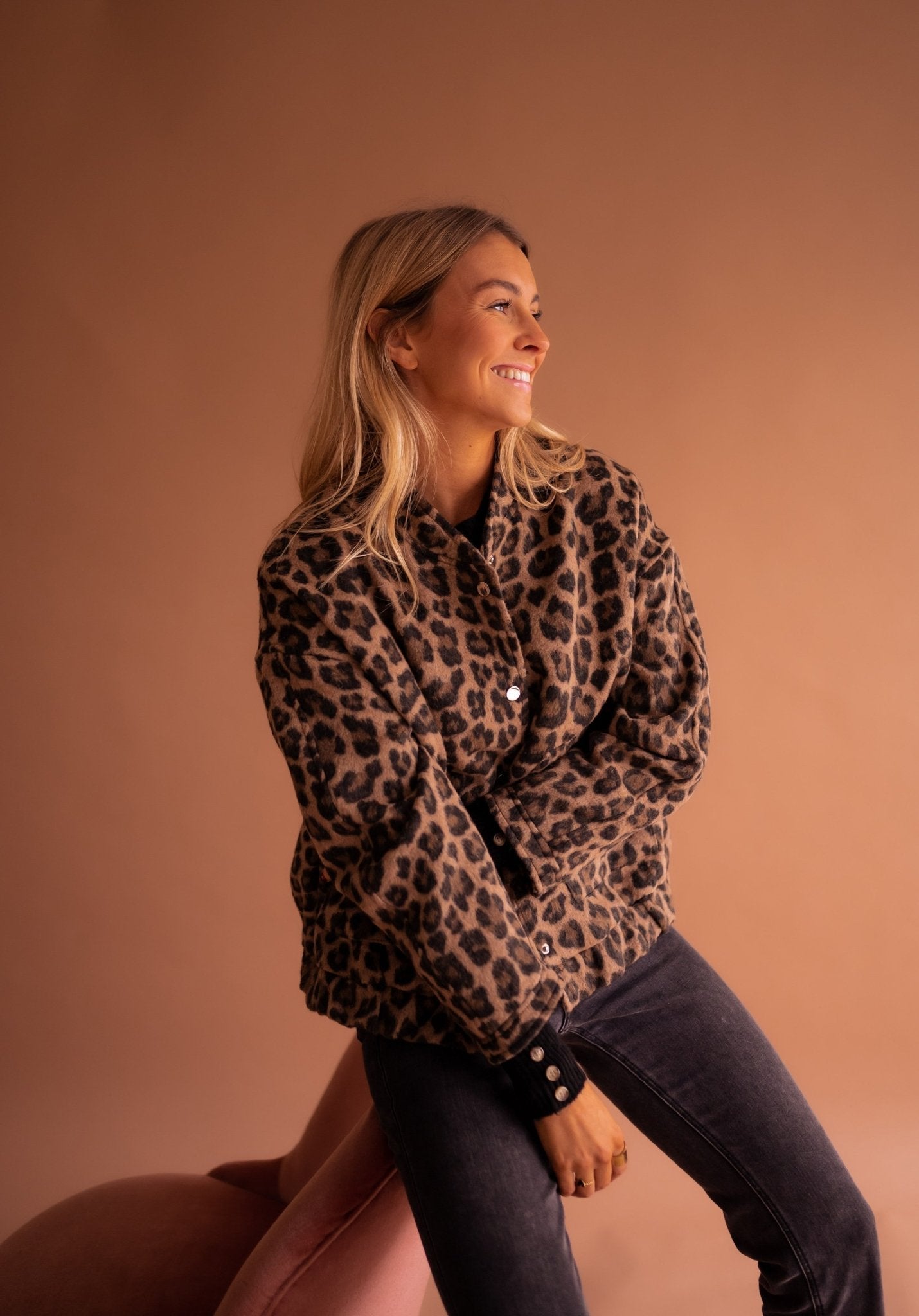 Clara™ Veste Léopard Chic