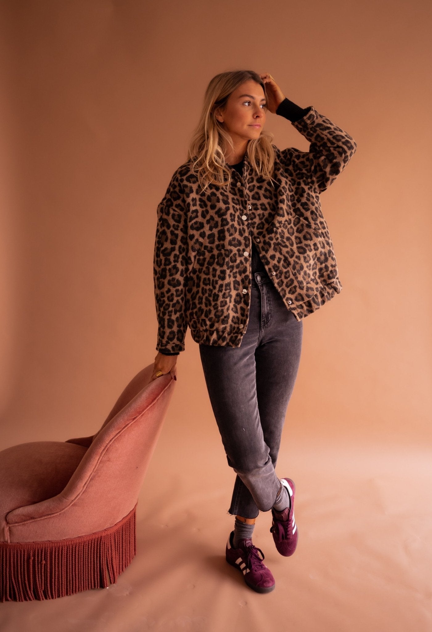 Clara™ Veste Léopard Chic