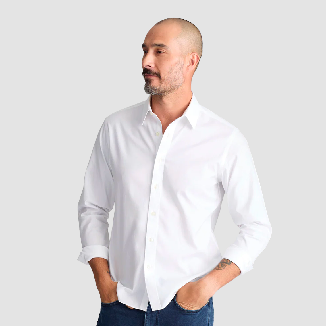 CleanCut – Chemise Pro Infroissable Stretch