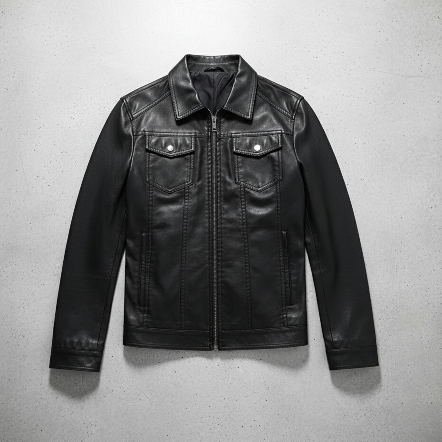 Hudson™ – Blouson cuir style raffiné