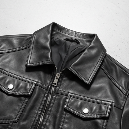 Hudson™ – Blouson cuir style raffiné