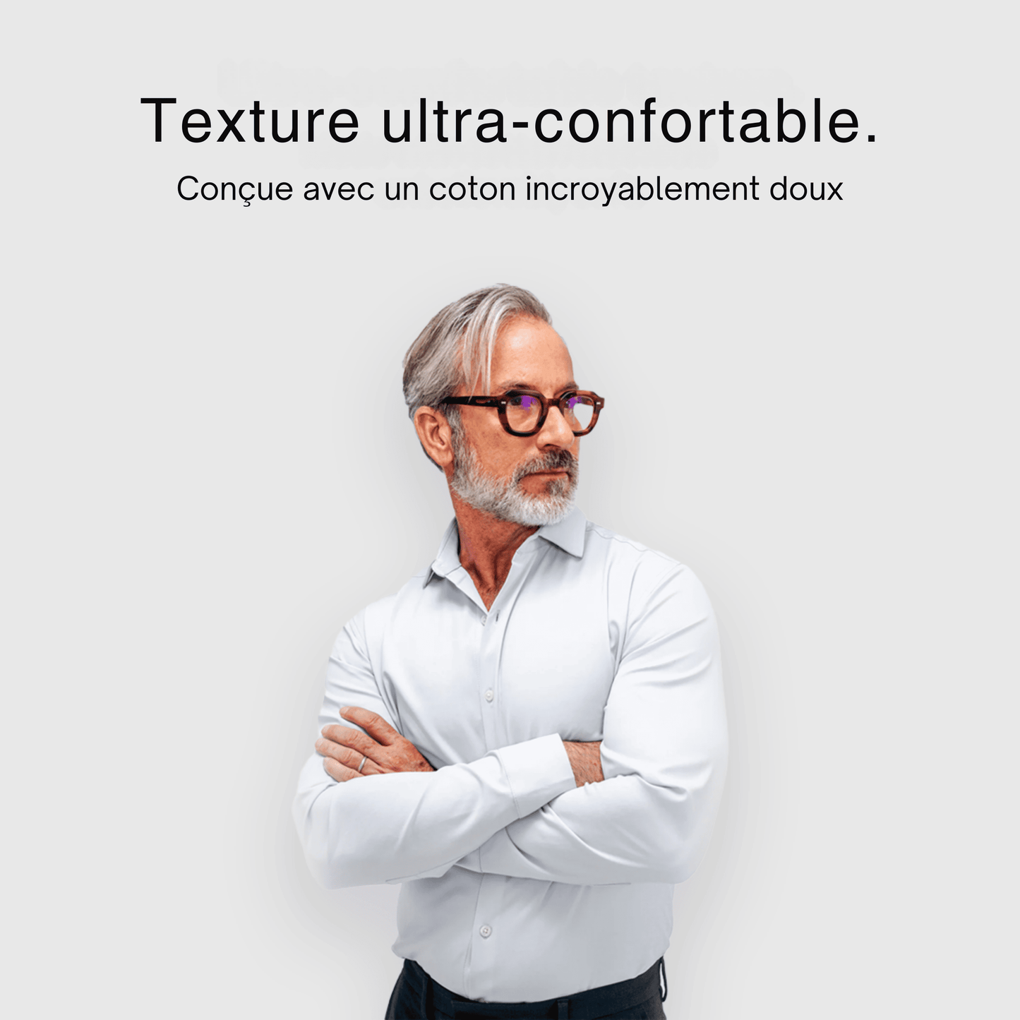 CleanCut – Chemise Pro Infroissable Stretch