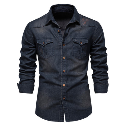 Stanton™ – La Chemise Denim Moderne
