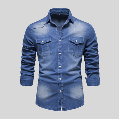 Stanton™ – La Chemise Denim Moderne