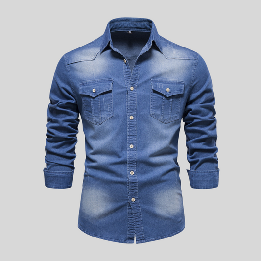 Stanton™ – La Chemise Denim Moderne