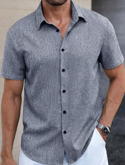 Cove™ – La Chemise Boutonnée Manches Courtes