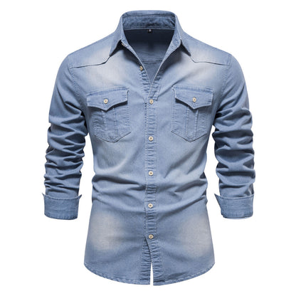 Stanton™ – La Chemise Denim Moderne