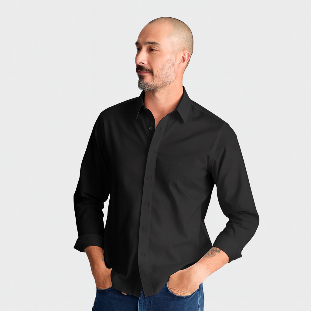 CleanCut – Chemise Pro Infroissable Stretch
