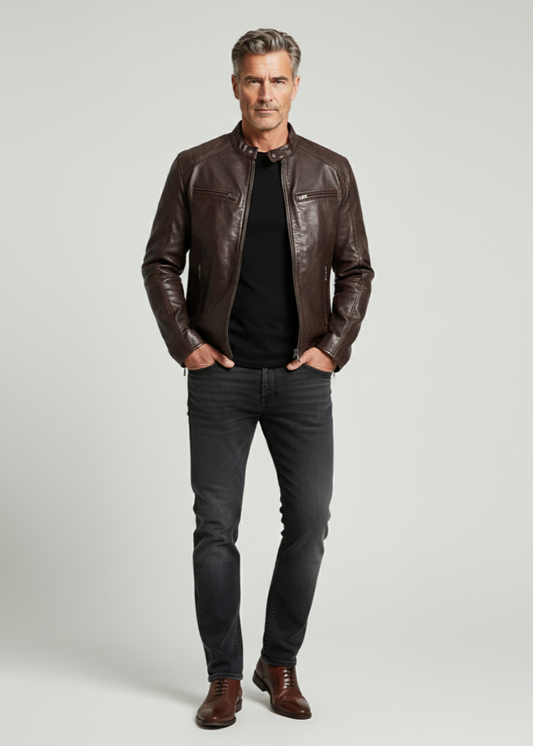 Ezio™ | Veste en Cuir Signature