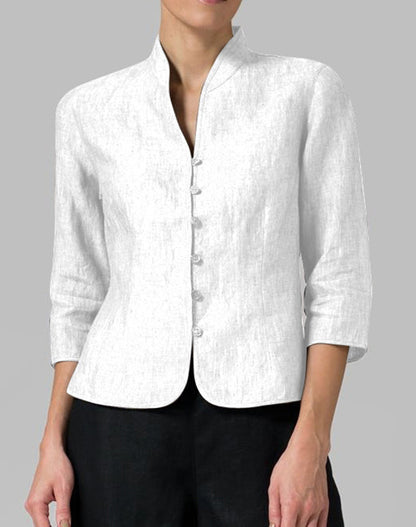 Lunea™ – La Chemise Tailleur Sans Col