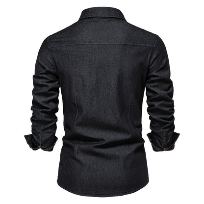 Stanton™ – La Chemise Denim Moderne