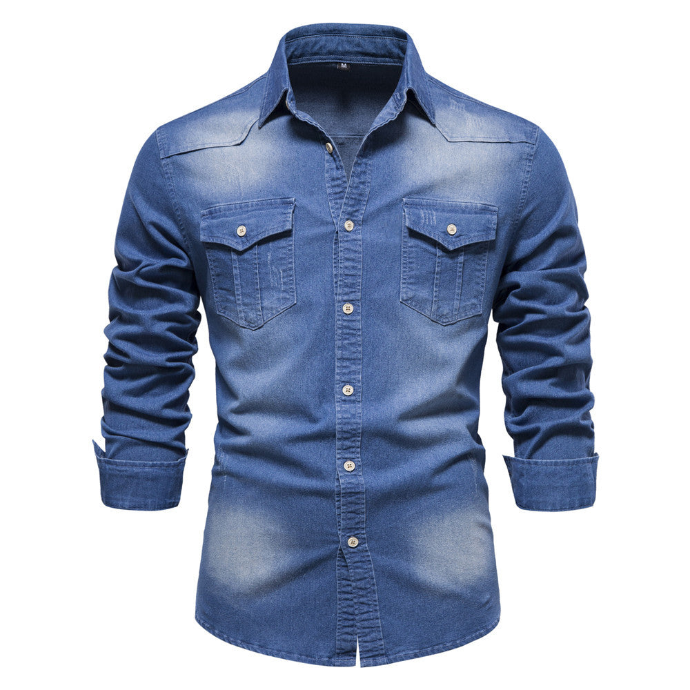 Stanton™ – La Chemise Denim Moderne
