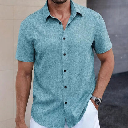 Cove™ – La Chemise Boutonnée Manches Courtes