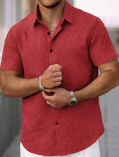 Cove™ – La Chemise Boutonnée Manches Courtes