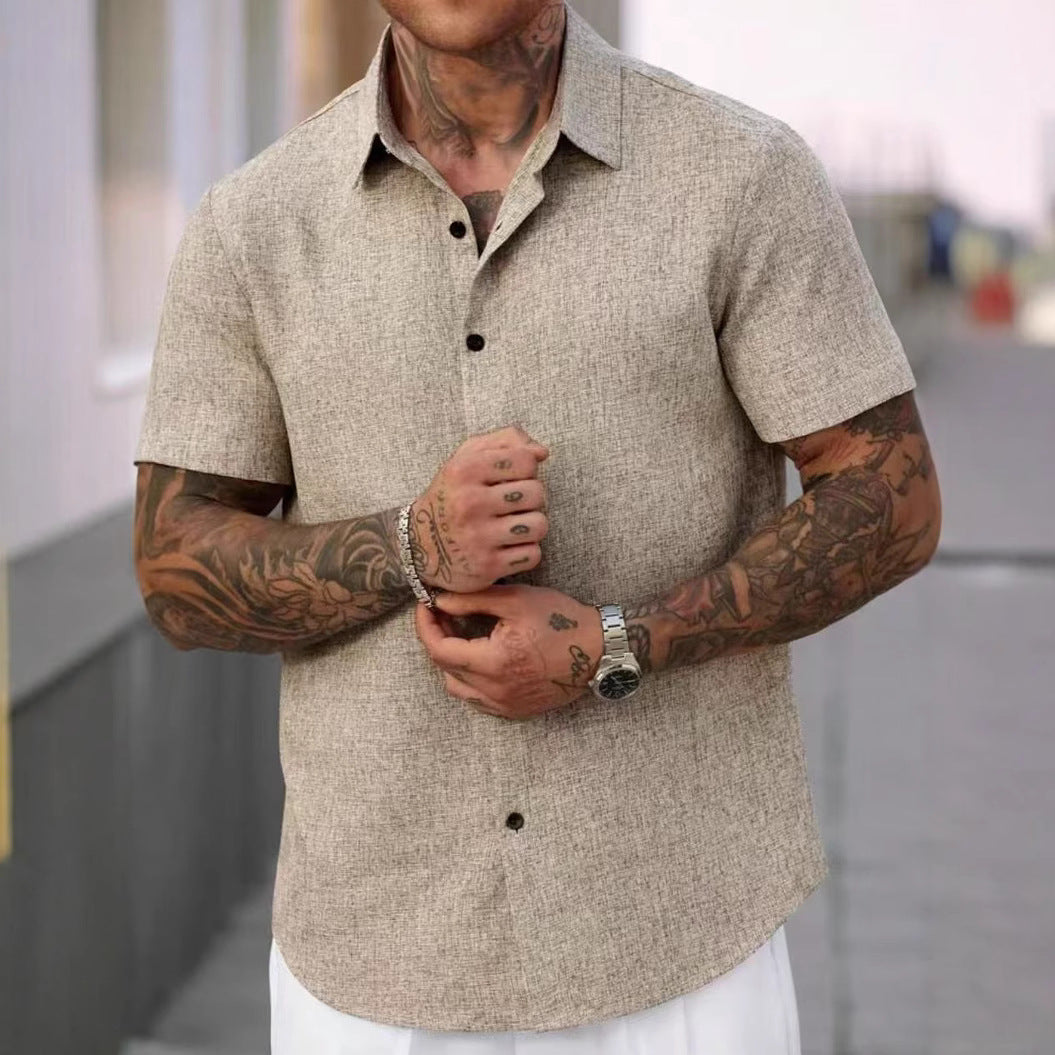 Cove™ – La Chemise Boutonnée Manches Courtes