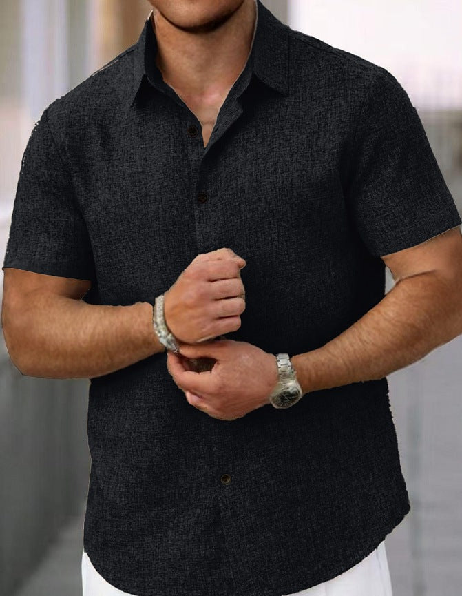 Cove™ – La Chemise Boutonnée Manches Courtes