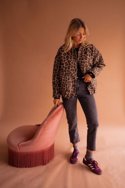 Clara™  Veste Léopard Chic